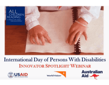 International Day of Persons With Disabilities Innovator Spotlight Webinar