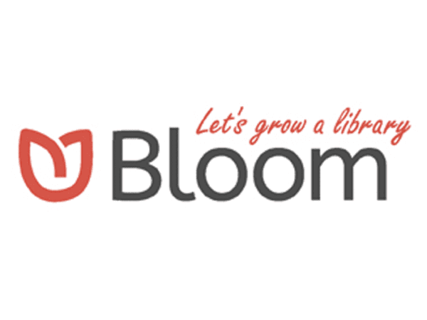 Bloom logo - Let's grow a library