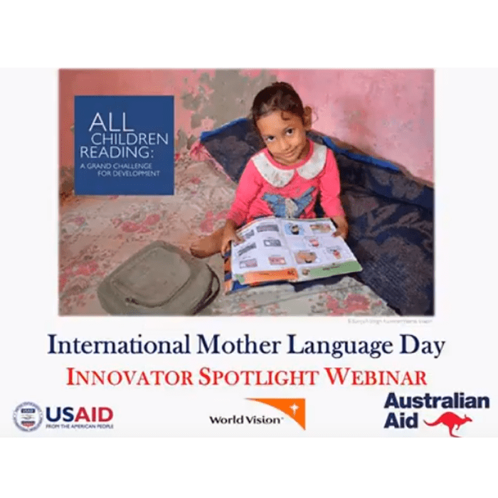 International Mother Language Day. Innovator Spotlight Webinar