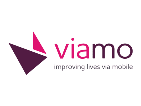 Viamo logo - improving lives via mobile.