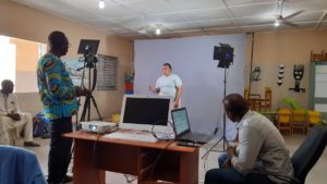 Video recording sessions that took place in the two schools for the deaf and hearing impaired in Bamako, Mali.